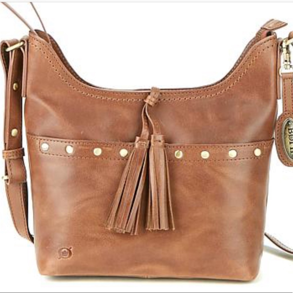Born Wantworth Leather crossbody handbag